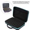 AYQEBNC 60-Bottle Essential, Essential Oils Organizer Oil Carrying Case for 5ml 10ml 15ml with Handle Scented Oils Holder Traveling Carrying Case Storage Bag(Blue) view 2