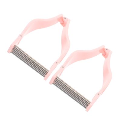 FRCOLOR 2Pcs Portable Facial Hair Removal Tool Manual Epilator for Women Ergonomic Design for Safe and Smooth Hair Removal for Cheeks Lips and Neck