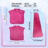2pcs,Microfiber Towel Cape Set, Hair Towel Wrap, Hair Drying Towel, Curling Styling Accessories,Microfiber Shoulder Towel For Curly Hair, Shoulder Neck Towel, Hair Cape, Makeup,Curly Hair Towel view 3