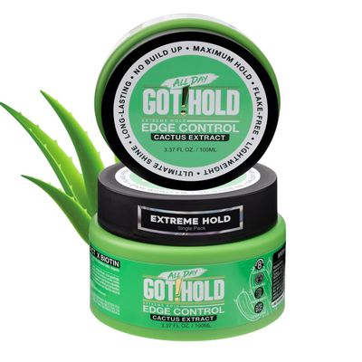 ALL DAY GOT HOLD Extreme hold Cactus Extract Edge Control 3.37 fl.oz/100ml