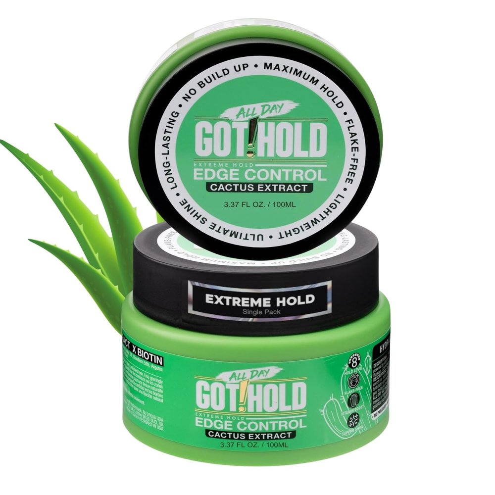 ALL DAY GOT HOLD Extreme hold Cactus Extract Edge Control 3.37 fl.oz/100ml