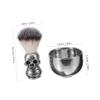 HAKIDZEL Male Beard Shaving Kit Professional Barbers Grade Shaving Brush Foaming Bowl for Gentleman Grooming Tool for Men view 2