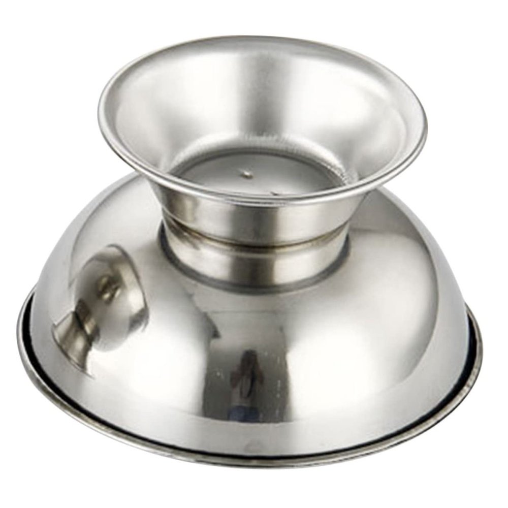 WRITWAA Stainless Steel Shaving Bowl Set Large Reusable Shave Cup for Men Footed Shaving Mug Heat Insulation Essential