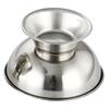 WRITWAA Stainless Steel Shaving Bowl Set Large Reusable Shave Cup for Men Footed Shaving Mug Heat Insulation Essential view 1