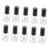 20pcs 3ml Glass Refillable Nail Bottles with Brush Caps view 1