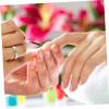 20pcs 3ml Glass Refillable Nail Bottles with Brush Caps view 4