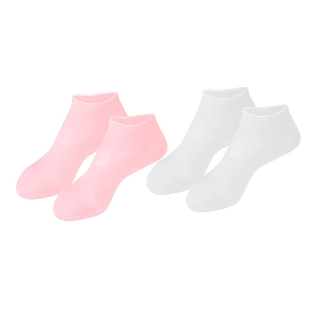 Baluue 2 Pairs Moisturizing Socks for Cracked Heels Foot for Dry Feet Lightweight and Breathable Design for and Daily Hydration
