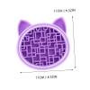 LIFKOME Makeup Brush Cleaning Mat and Drying Holder Makeup Brush Cleaner Pad for Efficient Makeup Removal and Storage for Various Cosmetic Brushes and Sponges view 3