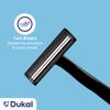 Dukal BlakCat Disposable Razors  5 Bags/Box (50 Razors Total), Black, Twin Blade, Non-Sterile, Ergonomic Handle  Black Razors for Tattoo, Medical, Salon and Personal Use view 4