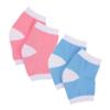 Beaupretty 2 Pairs Breathable Mesh Gel Heel Sleeves for Moisturizing Comfort of Short Socks for Men Women Sweat Absorbing Day Protection and Discreet Wear view 1