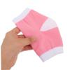 Beaupretty 2 Pairs Breathable Mesh Gel Heel Sleeves for Moisturizing Comfort of Short Socks for Men Women Sweat Absorbing Day Protection and Discreet Wear view 3