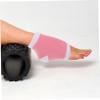 Beaupretty 2 Pairs Breathable Mesh Gel Heel Sleeves for Moisturizing Comfort of Short Socks for Men Women Sweat Absorbing Day Protection and Discreet Wear view 4