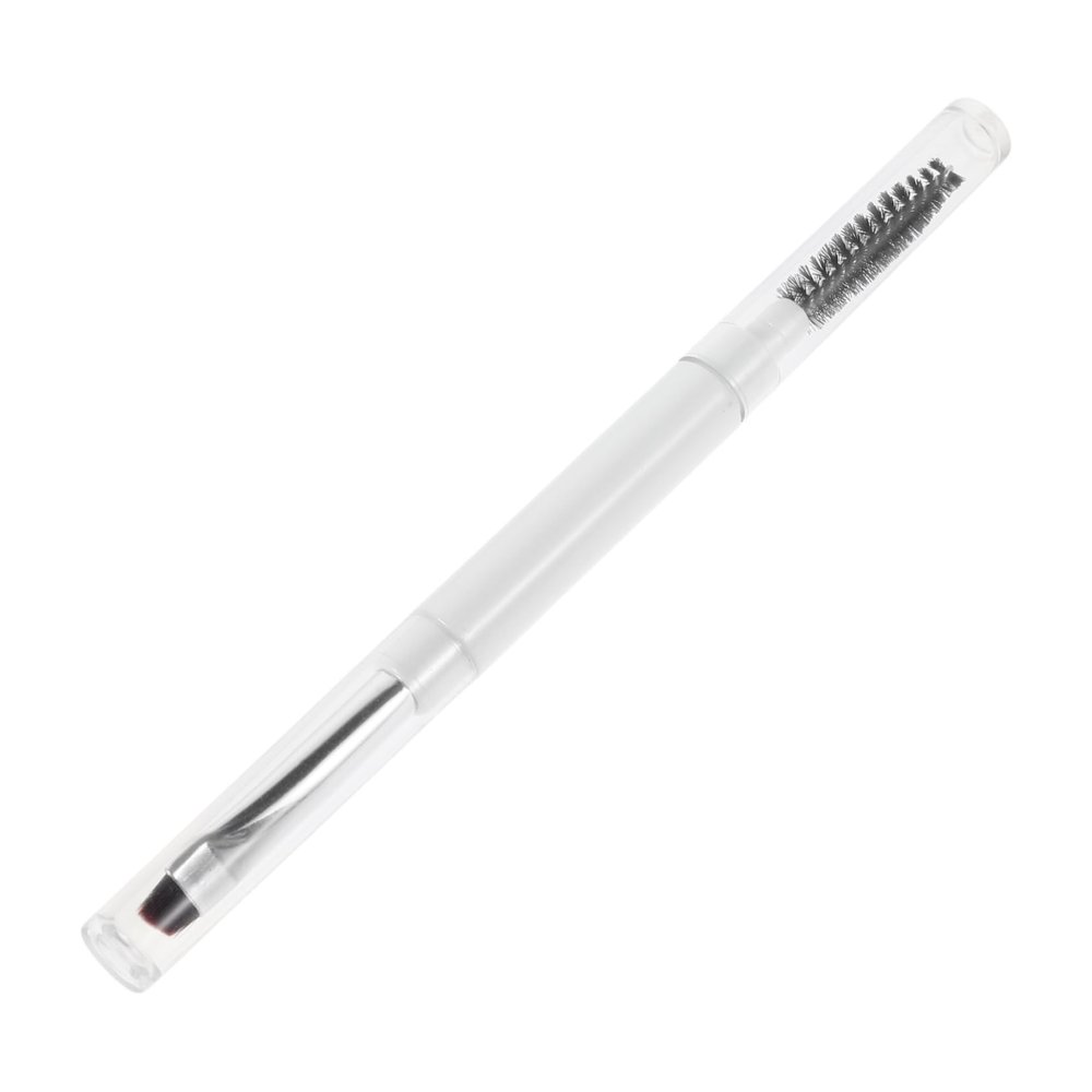 EPIGEIST Double Ended Makeup Brush Soft Brow Concealer and Spiral Eyelash Comb for Precise Grooming and Application Portable