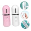 Vaguelly 2Pcs Portable Facial Mister Handy Hydrating Mist Sprayer for Home Travel and Office Multi Functional Rechargeable Lightweight Design Pack view 4