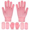 Baluue 2 Sets Spa Moisturizing Socks and Gloves of Remover Socks for Deep Foot and Hand Care Breathable Skin Friendly for Home view 1