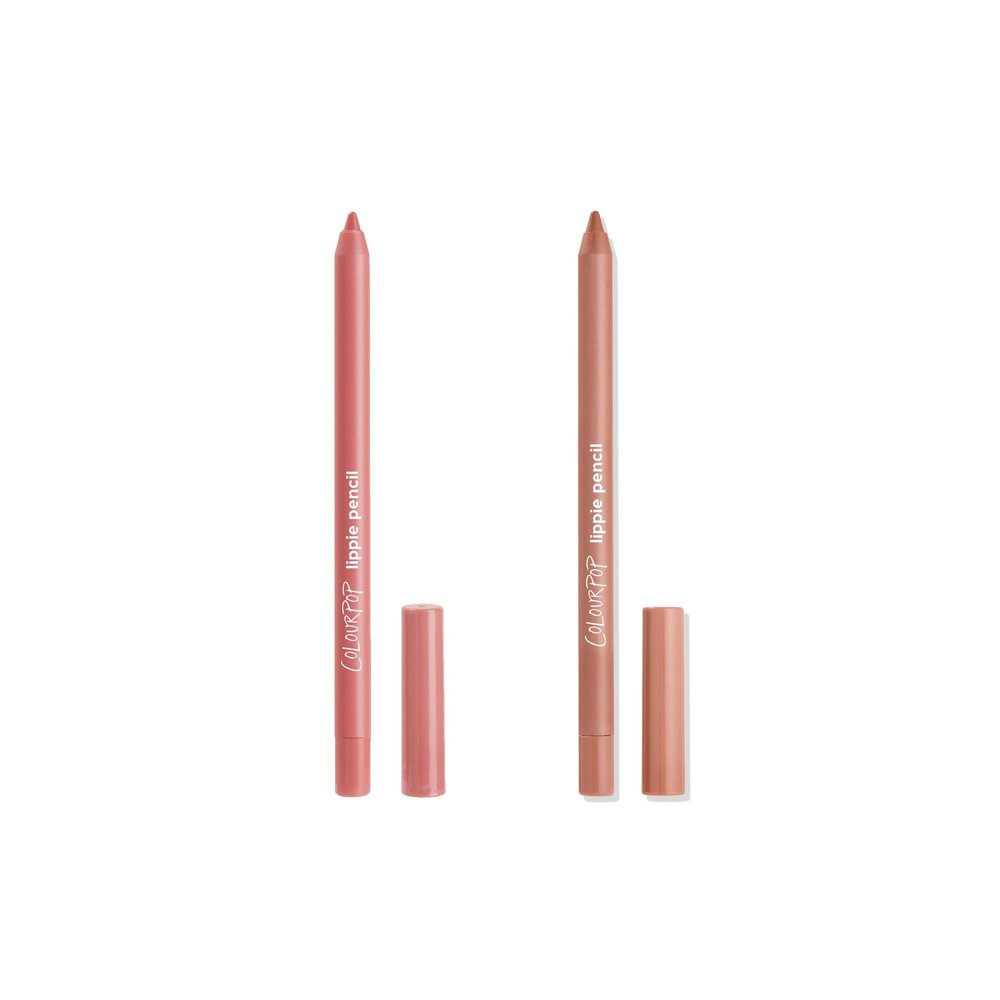 Colourpop Nude Lip Liner Bundle BFF & Oh Snap Lippie Pencils (0.04 oz each), High-Pigment, Long-Lasting Vegan Lip Liners for Precise Application