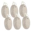 EXQUIMEUBLE 6Pcs Pumice Stone for Feet 9.5x6.5x3.5cm Exfoliating Foot Scrubber Kit Double-Sided Callus Remover for Dead Skin for Home and Salon Use view 1