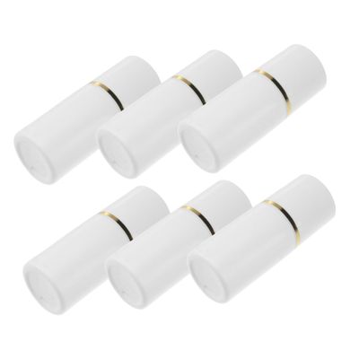 6Pcs 20ml White Sponge Daub Bottles with ABS Plastic and Sponge Tip