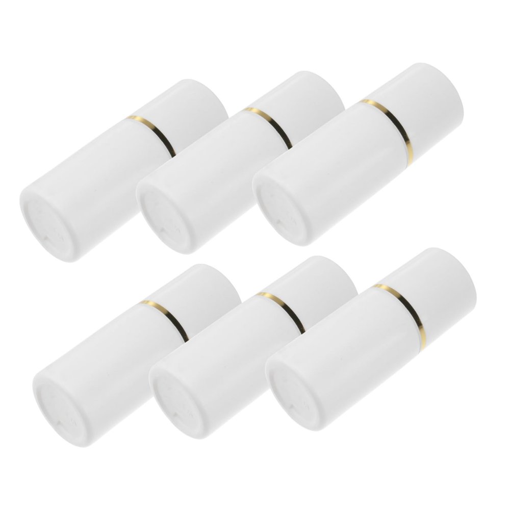 6Pcs 20ml White Sponge Daub Bottles with ABS Plastic and Sponge Tip