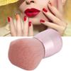 Portable Handle Makeup Brush Soft Face Cosmetic Eyebrow Eyeshadow Tool Beauty Equipment Ergonomic Grip Lightweight Compact Styling for Professional Makeup Artists and Beauty (Round Head) view 3