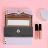 ERINGOGO Elegant Lipstick Organizer Makeup Lipstick Storage Holder Portable for Women Mirror Included view 3