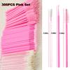300PCS Eyelash Extension Supplies Kit, Disposable Micro Swab Brushes Eyebrow Spoolies Lip Brushes Mascara Wands Makeup Applicator Tools(Pink) view 2
