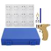 Professional Stainless Steel Body Piercing Gun Nose Navel Ear Piercing Instrument Tool Kit for Home Salon Use Plastic + Stainless Steel Material view 1