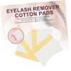 DONFAMDS Eyelash Removal Cotton Pads 400pcs Soft Lint-Free Eyelash Grafting Tool for Makeup Artists and Home Use for Sensitive Skin view 2