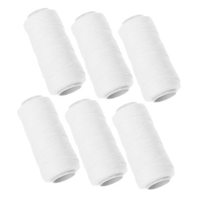 LOLIPPYY 6rolls Facial Hair Remover Thread Cotton for Hair Puller Threading Eyebrows Lip Beauty Routine Enhancement