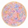 3200 Pcs Elastic Rubber Bands Small Hair Ties Hair Rubber Mini Hair Bands Hair Elastics Tiny Soft Holder Ponytails for Girls (Light Multicolor) view 4