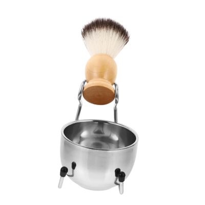 DEARMAMY Razor Stand Soap Bowl Shaving Cream Bowl Set Men Shaving Set Hair Brush Kit for Men