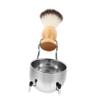 DEARMAMY Razor Stand Soap Bowl Shaving Cream Bowl Set Men Shaving Set Hair Brush Kit for Men view 1