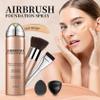 AOAZXBB Air Brush Makeup Foundation Lightweight Breathable Spray Foundation Makeup for Mature Skin-02 Beige view 2