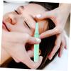 OFFIGAM 1pc Electric Eyebrow Trimmer for Women Rechargeable Hair Removal Tool Safe and Painless Brow Grooming Ergonomic Design for Precise Trimming Green view 4