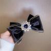 SIDUFHAOPKLL Hair Clip top Clip Female Temperament Rhinestone Back of the Headdress Hair Card net red Accessories view 2