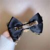 SIDUFHAOPKLL Hair Clip top Clip Female Temperament Rhinestone Back of the Headdress Hair Card net red Accessories view 4