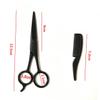 SAFIGLE 3pcs Professional Beard Scissors Set Grooming Kit Trimming Scissors Comb and Leather for Styling view 2