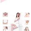 BEBEMOKO 1Pc Electric Shaver for Women Armpit Body Hair Trimmer Rechargeable Painless Hair Removal Device in Pearl White for Sensitive Areas Easy Cleansing view 2