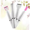BEBEMOKO 1Pc Electric Shaver for Women Armpit Body Hair Trimmer Rechargeable Painless Hair Removal Device in Pearl White for Sensitive Areas Easy Cleansing view 4