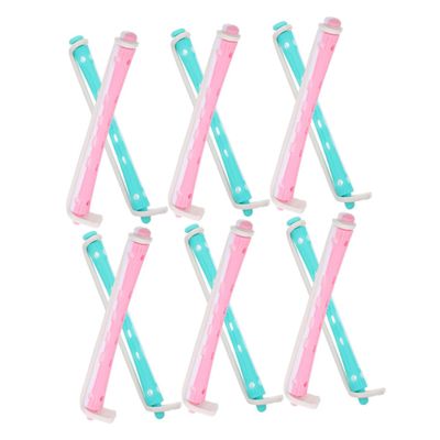 Beaupretty 24pcs Perm Rods for Short Hair Flexible Curling Tools for Travel Professional Dual Hair Curlers for Salon-style Curls Suitable for Types