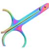 GALPADA 2pcs Round Tip Nose Hair Scissors for Beard and Facial Hair Trimming Multi-purpose Grooming Tool for Men Easy to Use and Design view 4