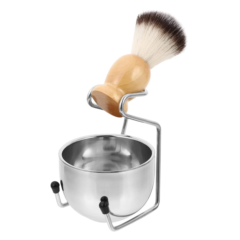 HAKIDZEL Men Shaving Brush Set Bowl Shaving Cream Bowl Set Grooming Kit for Men