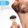 HAKIDZEL Men Shaving Brush Set Bowl Shaving Cream Bowl Set Grooming Kit for Men view 3