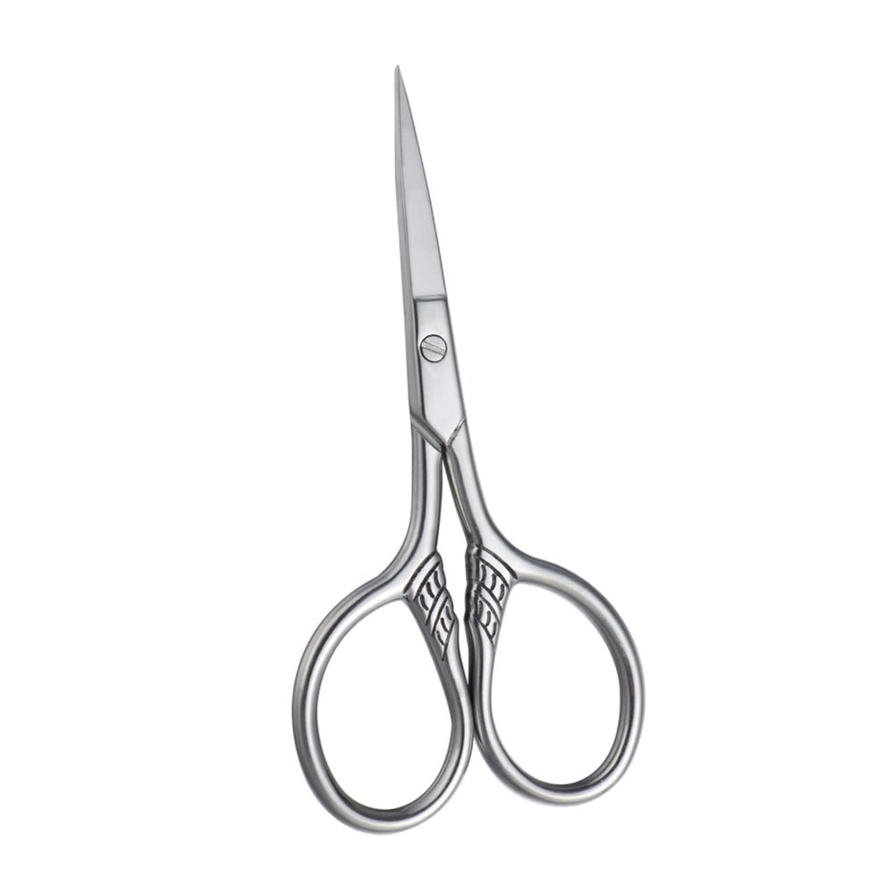 OSOLADY Stainless Steel Mustache Trimmer for Beard Scissors Facial Hair Remover Hair Cutting Tool