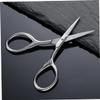 OSOLADY Stainless Steel Mustache Trimmer for Beard Scissors Facial Hair Remover Hair Cutting Tool view 2