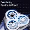 Small Rechargeable Men Electric Shaver with 3 Floating Heads Multifuntional Small Trimmer ABS Texture for Close Shaving view 3