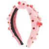OFFIGAM Wide Rhinestone Knotted Headband for Women Elegant Decorative Hair Band Fashionable Cloth Design for Various Occasions and Outfits Stunning Hair Styling Tool view 1