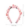 OFFIGAM Wide Rhinestone Knotted Headband for Women Elegant Decorative Hair Band Fashionable Cloth Design for Various Occasions and Outfits Stunning Hair Styling Tool view 2