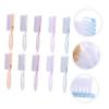 AUTSUPPL 10Pcs Handle Grip Nail Brushes Durable Fingernail Scrubbing Brush for Cleaning Toes and Nails Versatile Use for Bathroom Kitchen and More Soft Bristles Handle view 3