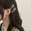 Dog Bone Hair Clips Metal Snap Barrettes for Women Girls Silver Bones Hair Clip Y2K Accessories Non Slip Dog Bone Barrette Hairpin Halloween Costumes Cosplay Clips 10Pcs view 3